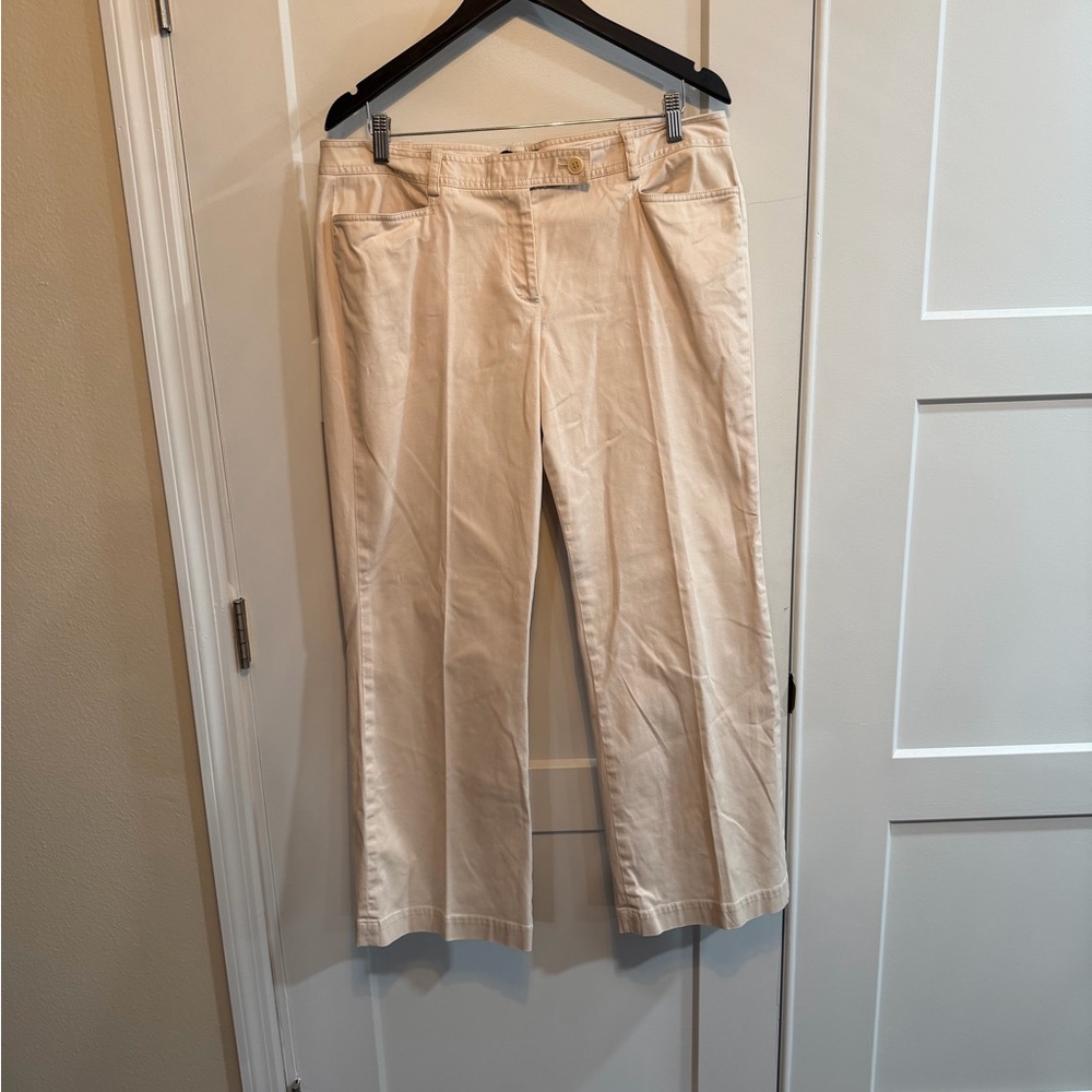 Talbots Cream Trousers